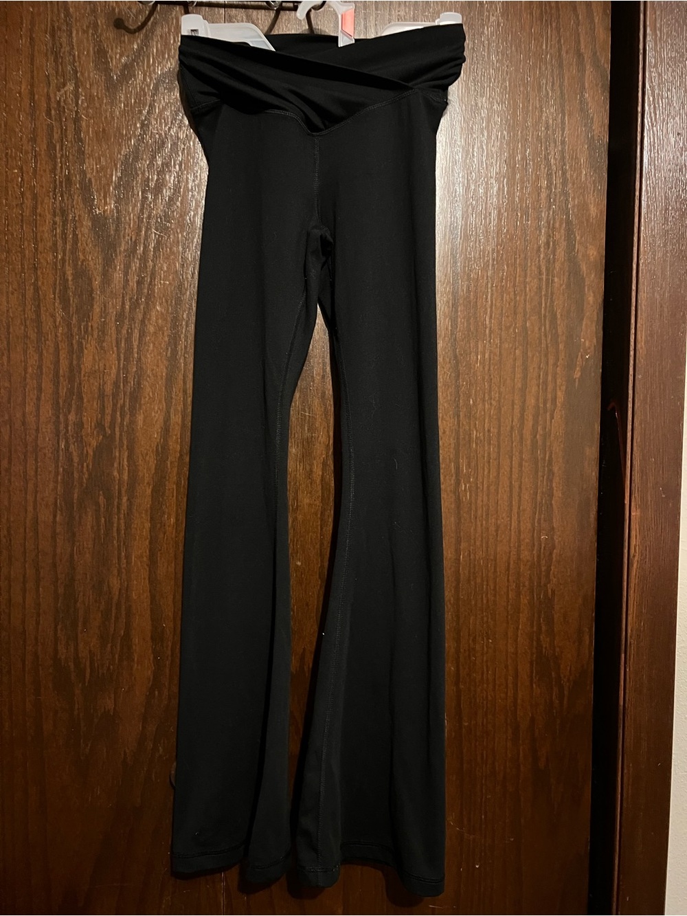 aerie leggings and Yogalicious Black Fold-Over Waist Bootcut Flare Pants